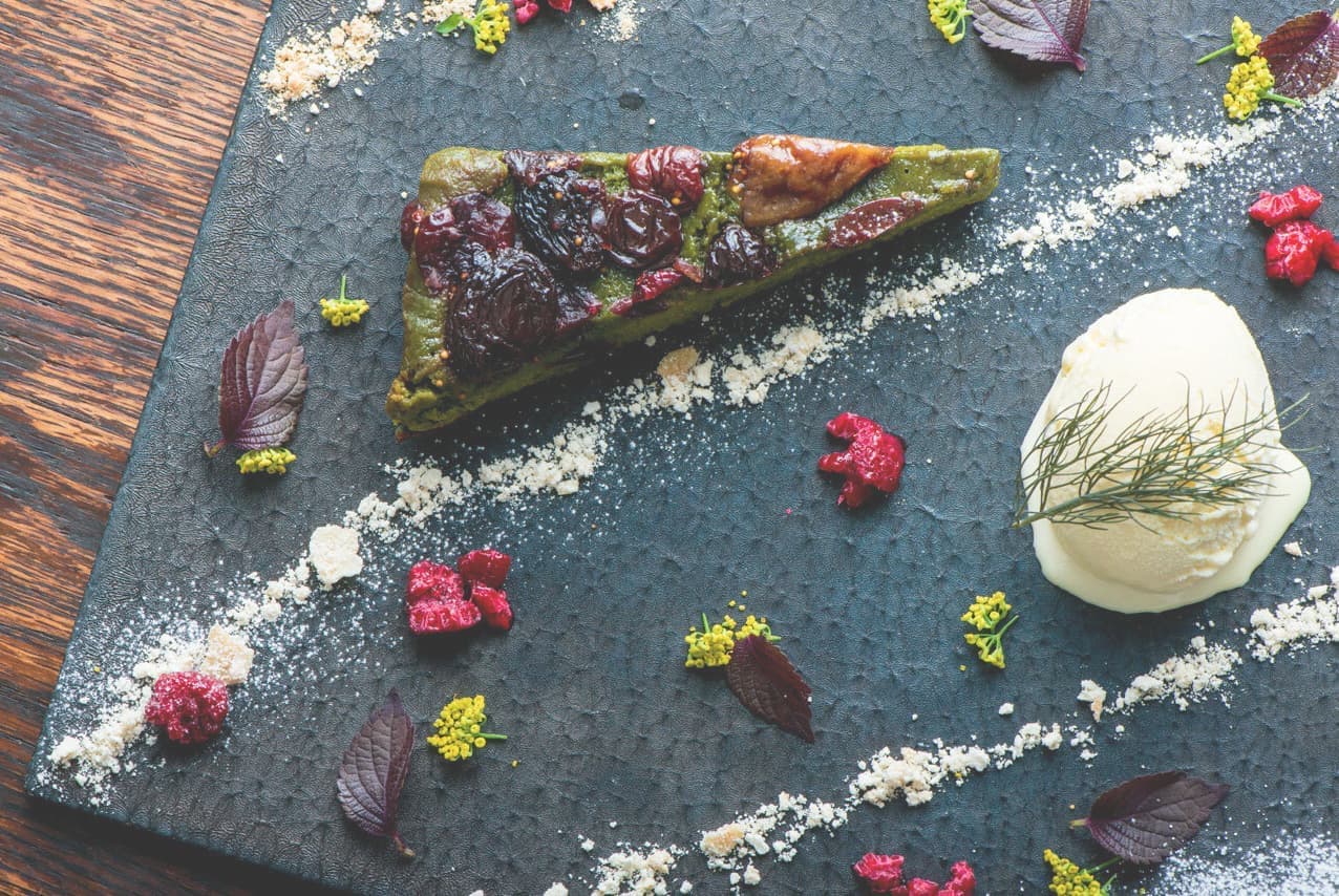 ねぎとトマトの辛クリームソース