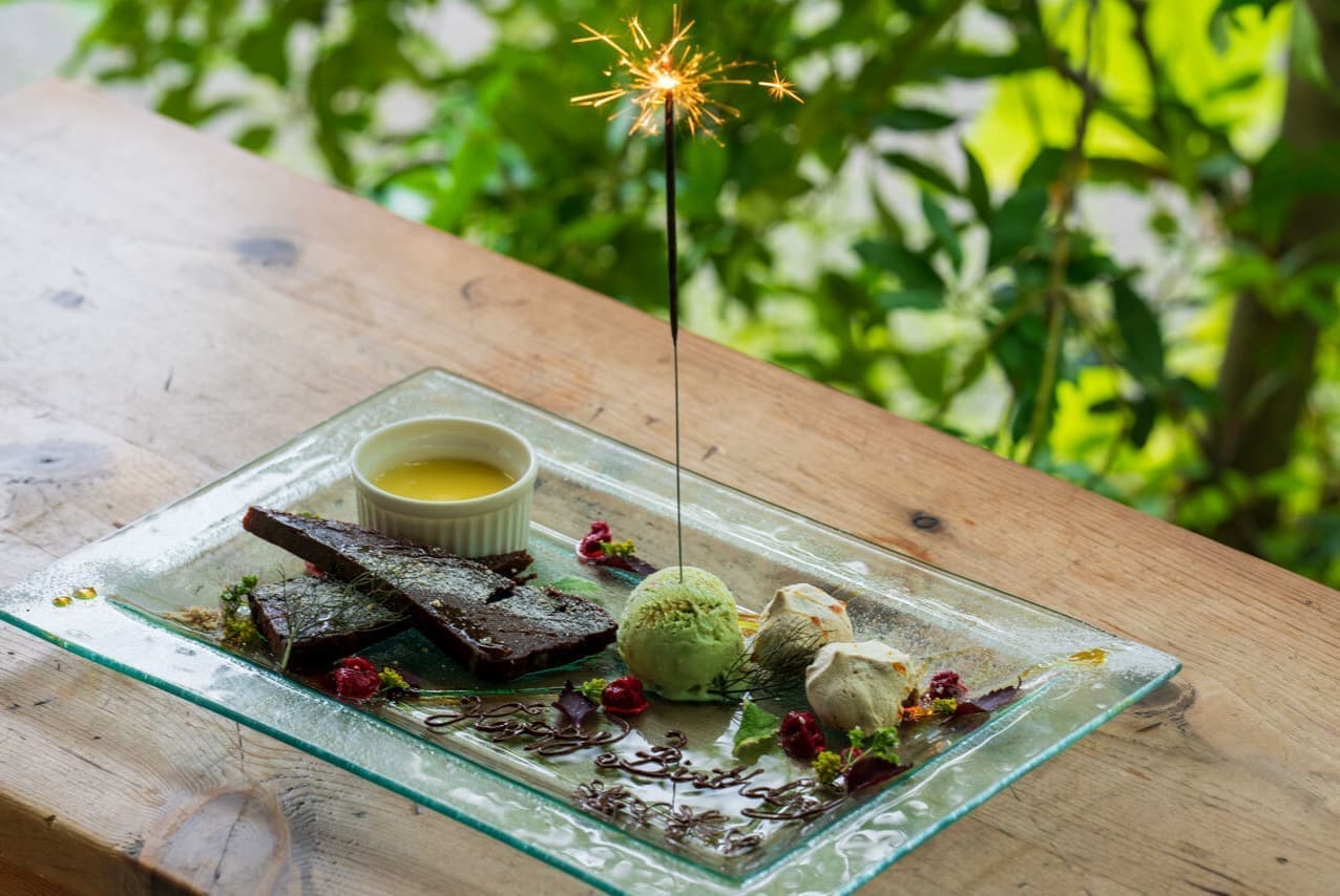 ナスとモッツァレラのトマトクリームソース